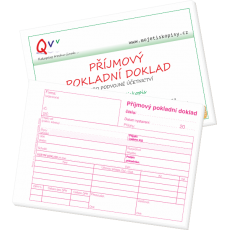 Příjmový pokladní doklad pro podvojné účetnictví EKO A6 Příjmový pokladní doklad pro podvojné účetnictví EKO A6