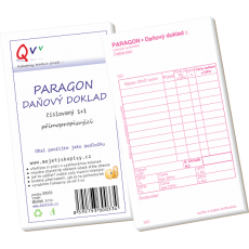 Paragon – Daňový doklad číslovaný Paragon – Daňový doklad číslovaný