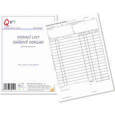 Dodací list - Daňový doklad A5 Dodací list - Daňový doklad A5