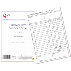 Dodací list číslovaný A5 Dodací list číslovaný A5