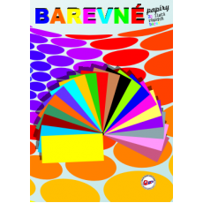Barevné papíry 20 listů Barevné papíry 20 listů